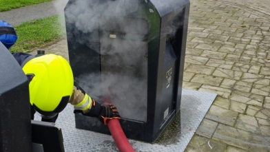 Brand in ondergrondse container Terneuzen