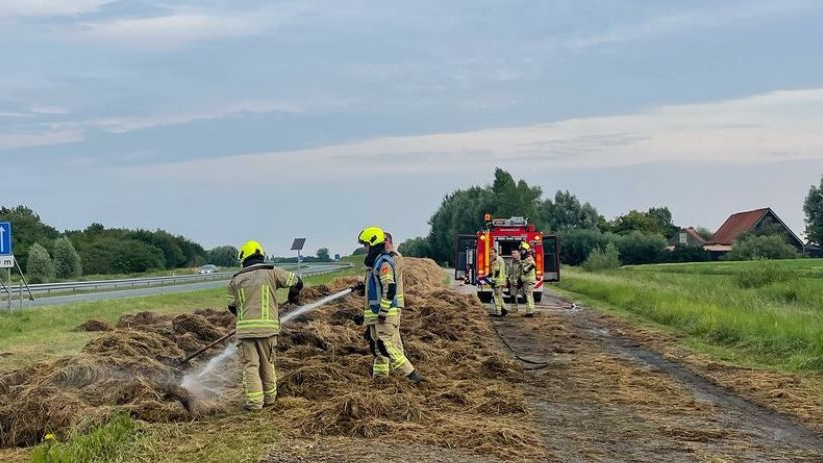 De brand was wederom ontstaan door broei.