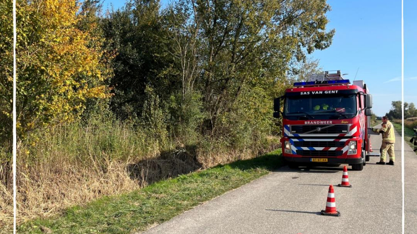 De brandweer heeft de pomp uitgezet.