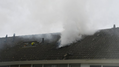 Grote brand woning Stikkerstraat Goes