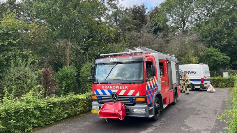 De brandweer heeft de situatie veiliggesteld.