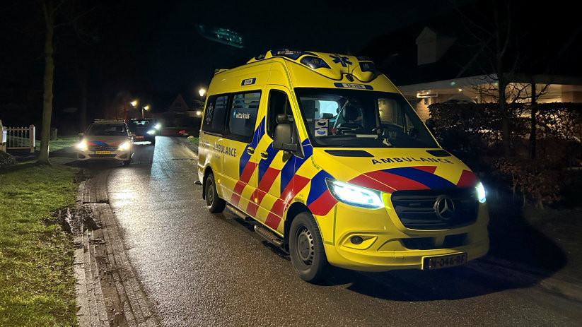 Politie en ambulancedienst kwamen met spoed ter plekke.