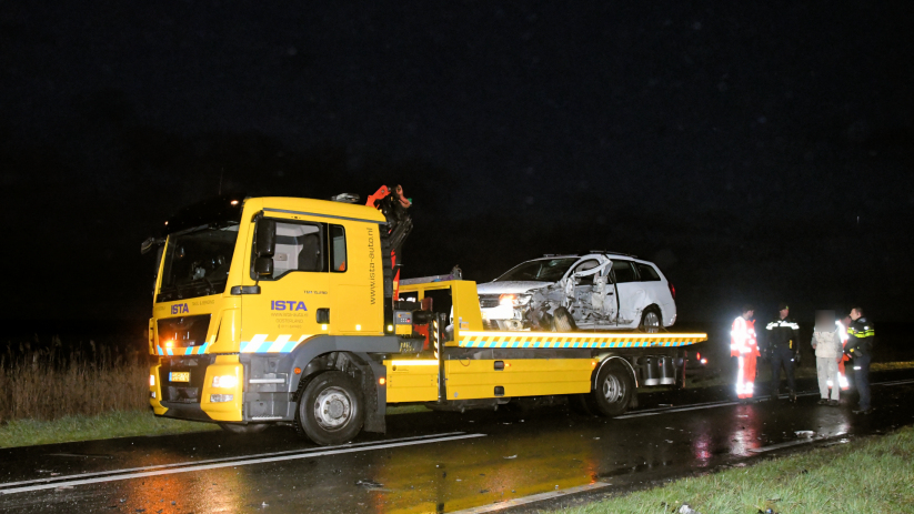 Drie auto's liepen schade op bij het ongeval.