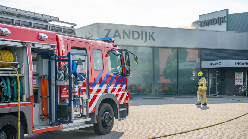 Bezorgde voorbijgangers alarmeerden de brandweer.