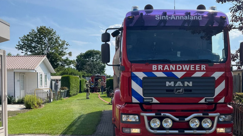 De brandweer heeft de brand geblust.