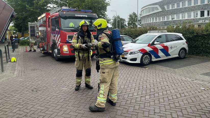 De politie en brandweer werden ingezet voor het conflict.