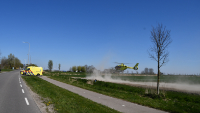 Traumahelikopter ingezet voor noodsituatie in Arnemuiden