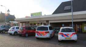 Grote zoekactie na overval supermarkt