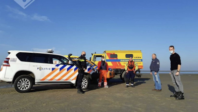 Melding personen in nood Verklikkerplaat Renesse