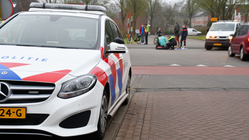 De gewonde is met spoed naar het ziekenhuis gebracht.