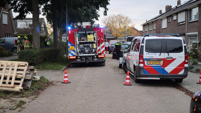 In de woning bleek rook te hangen.