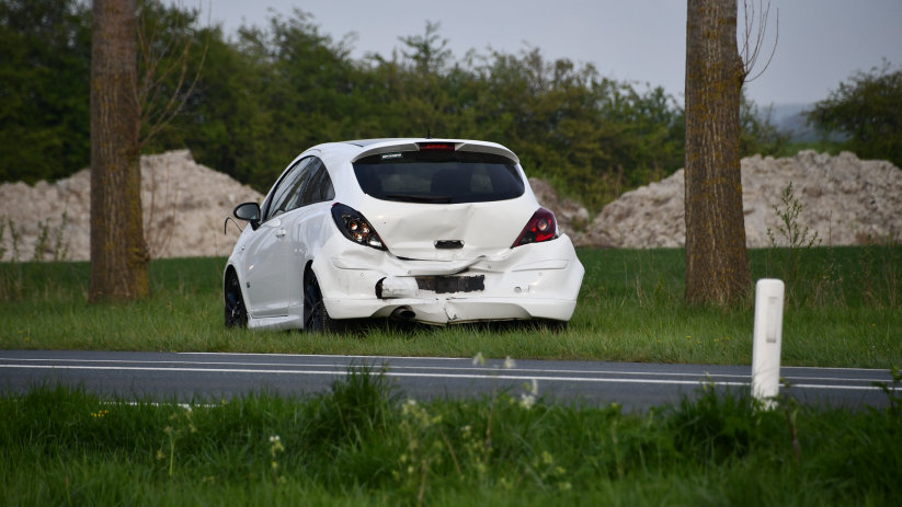 Bij de botsing waren drie auto's betrokken.
