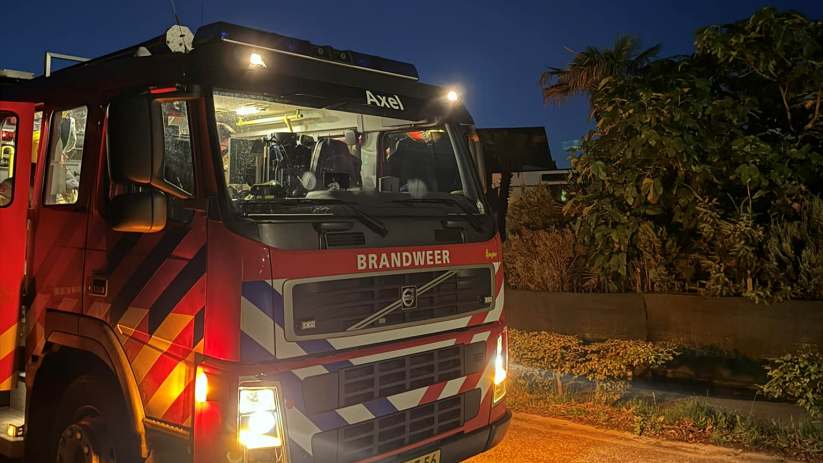 De brandweer hoefde enkel nog na te blussen.