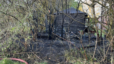 Schuurtjes beschadigd door brand Burgh-Haamstede
