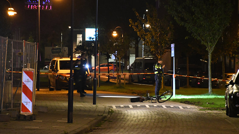 Ter plekke werd een fietser beschoten, zo meldde de politie eerder.