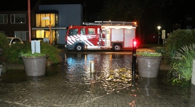 Brandweer druk door zware buien