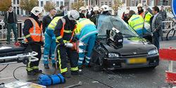 Ernstig ongeluk Beatrixbrug Middelburg