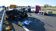 N61 deels afgesloten na ernstig ongeluk bij Hoek
