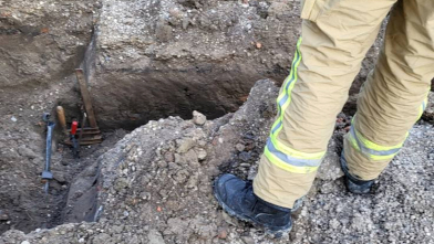 Gaslekkage door werkzaamheden bij Biggekerke