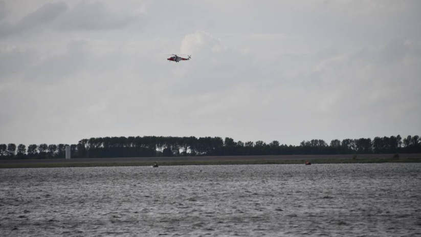 Bij de zoekactie zijn ook twee helikopters ingezet.