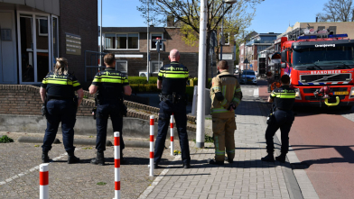 Brandweer verricht metingen in Goes