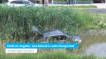 Handrem vergeten, auto belandt in water bij Kamperland