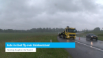 Auto in sloot fly-over Heinkenszand