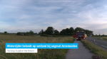 Motorrijder belandt op weiland bij ongeval Arnemuiden