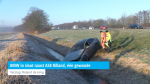 BMW in sloot naast A58 Rilland, één gewonde